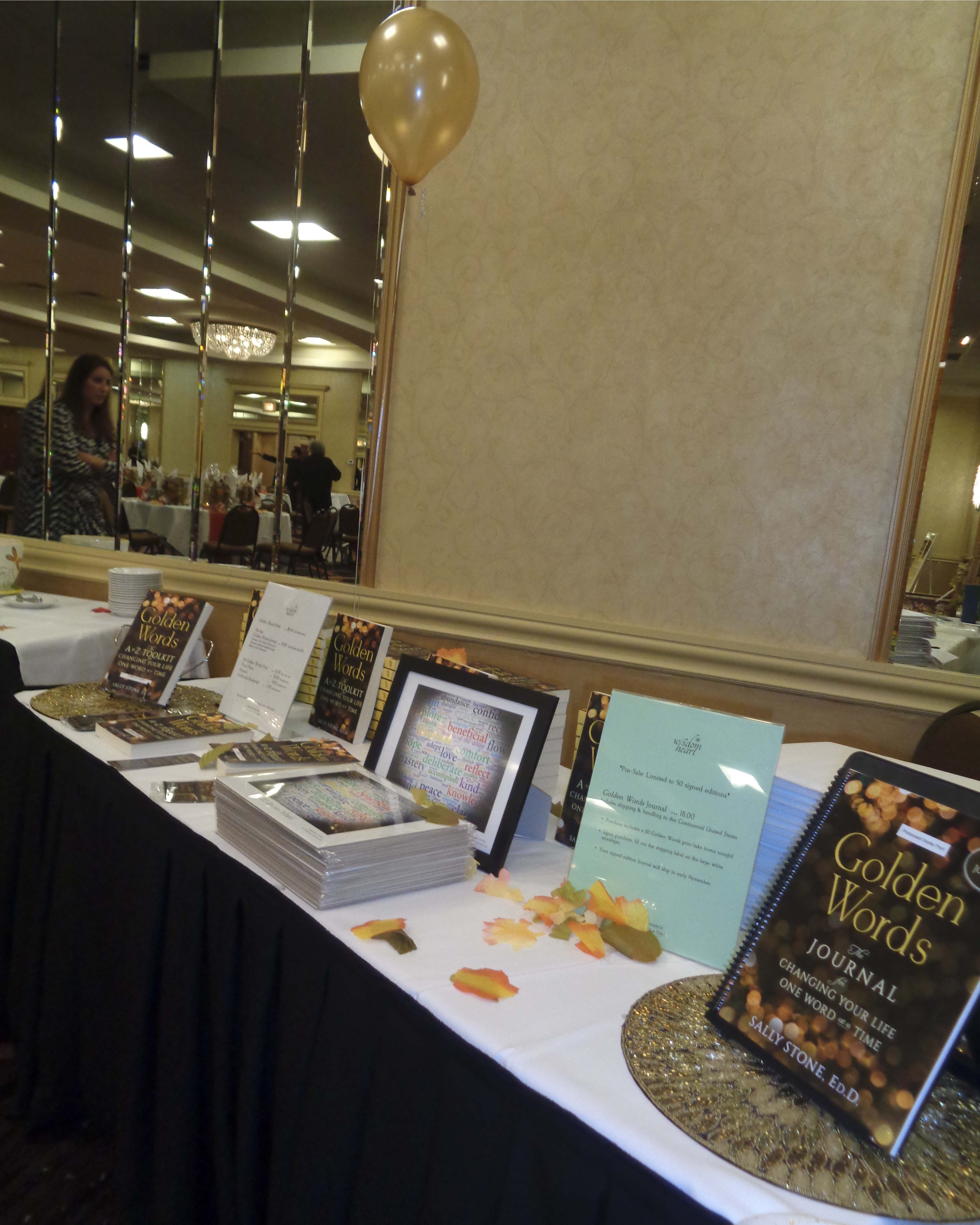 Little Company of Mary Keynote—Golden Words book display